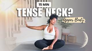 Stress Relief Stretch for Neck & Shoulder Tension | 15 Min Reset ☀️🌙