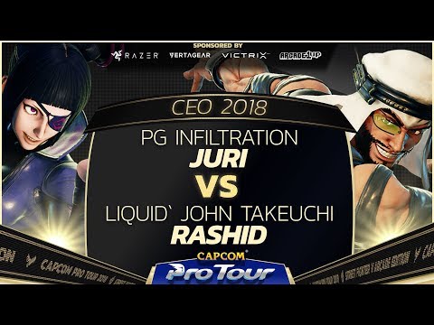 PG Infiltration (Juri) vs Liquid`John Takeuchi (Rashid) - CEO 2018 - Top 96 - CPT 2018
