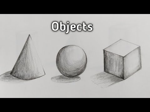 How To Shade Basic Forms l The basics Part - 1 using Shapes