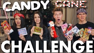CANDY CANE CHALLENGE + BEAN BOOZLED CHALLENGE! Merrell Twins vs. Key Bros | Collins Key