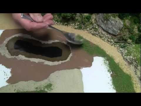 Basic Model Train Scenery Tutorial #4 - Creating a body of water