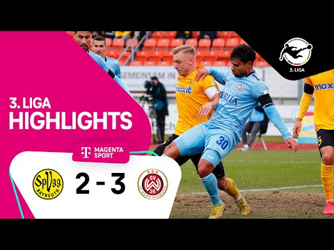 SpVgg Bayreuth - SV Wehen Wiesbaden | Highlights 3. Liga 22/23