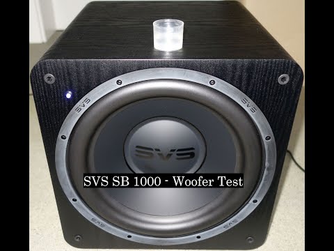 SVS SB-1000 classic - Woofer Test