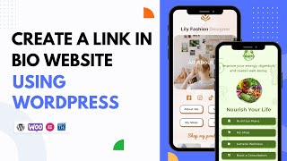 Create a Link in Bio Website Using WordPress | Instagram Bio Links Template - ThemeHunk