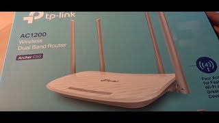 TP Link AC1200 Archer C50 v3 WLAN Router (ausgepackt und eingerichtet) deutsch