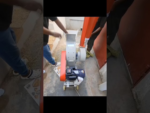 جاروشة اعلاف جراشة مع سايكلون كهرباء  FFC-350