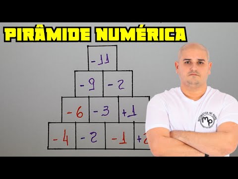Pirâmide numérica - Adição de números inteiros