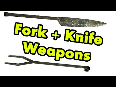 Skyrim : Wieldable Forks and Knives Video