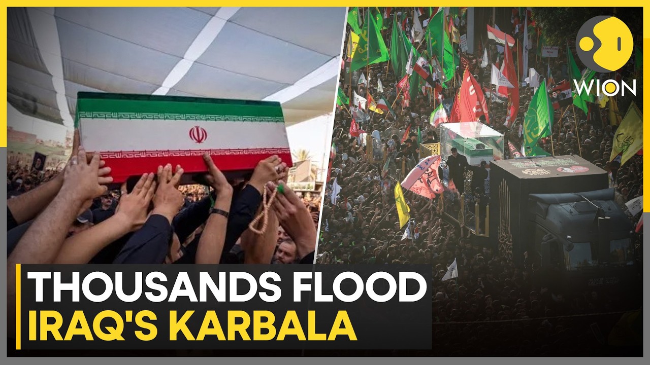 Khamenei Funeral: Thousands Flood Iraq's Najaf & Karbala For Slain Supreme Leader's Funeral | WION