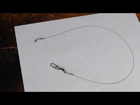 Make your own WIRE TRACE for Pike Fishing - Quick and Easy
