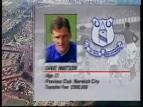 EVERTON FC - FA CUP FINAL 1989 SQUAD - MEET THE TEAMS - PLAYER LINE UP