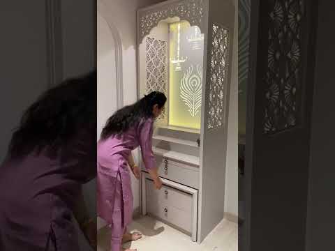 Beautiful Mandir 🛕 Interior Design #bestinterior #homedecor #interior #shorts