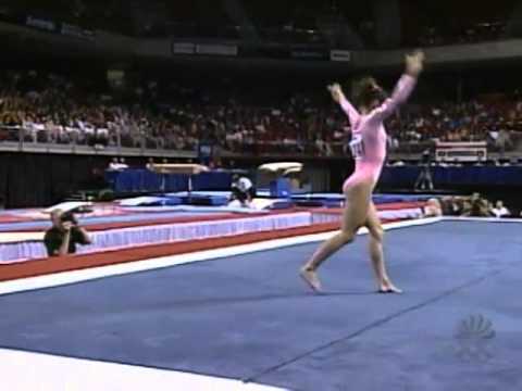 Kristal Uzelac - Floor Exercise - 2001 U.S. Gymnastics Championships - Women - Day 2