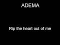 Adema - Rip the heart out of me