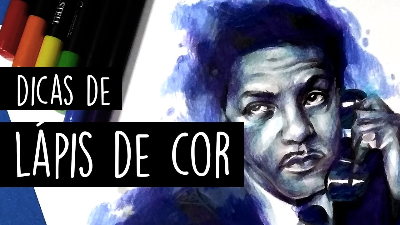 Como esfumar lápis de cor