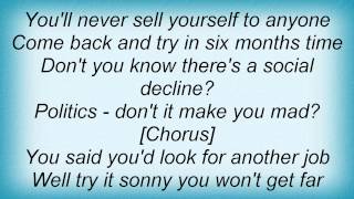 Subhumans - Work Experience Lyrics