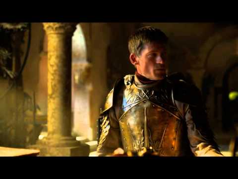 S4E1 Game of Thrones: Tywin and Jaime talks.