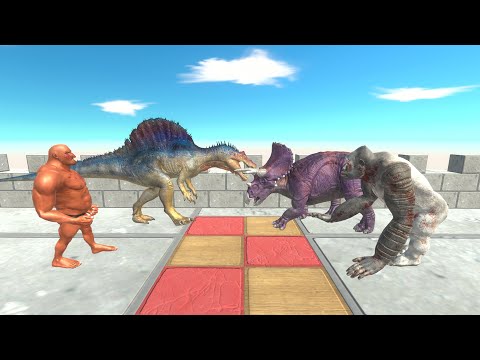 2 vs 2 Tournament On The Bridge - Animal Revolt Battle Simulator