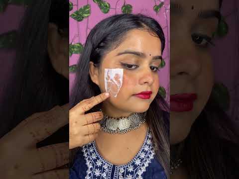 Korean skin tissue Paper Hack 😱😱🤯#shorts #youtubeshorts #makeup #makeuphacks #viralshort