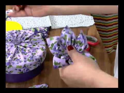 Mulher.com 04/10/2011 - Caixa com fuxico