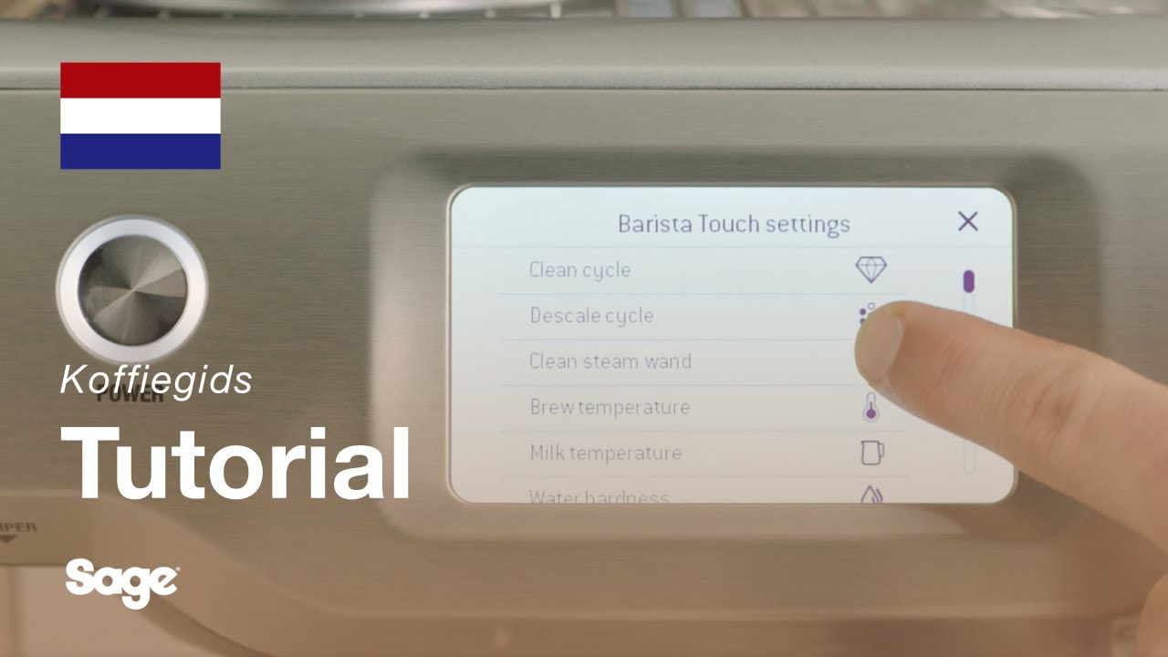 Instructiegids Breville koffie - Instellingen wijzigen