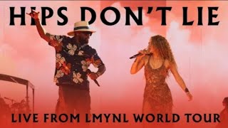 Shakira &amp; Wyclef Jean - Hips Don&#39;t Lie (Live from LMYNL World Tour) | HipHop Music| Hollywood Song