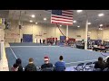 Floor routine from holiday express 2021 