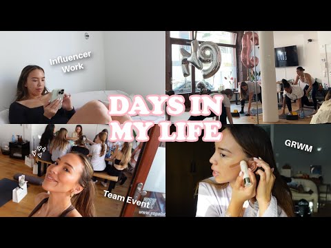VLOG: Work Day & NINETY-9 Birthday Team EVENT! | Adorable Caro