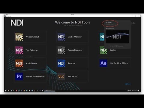 INSTALLING NDI 5 TOOLS & VMIX EXTERNAL NDI