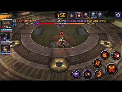 Marvel Future Fight - One Shots - Ebony Maw World Boss