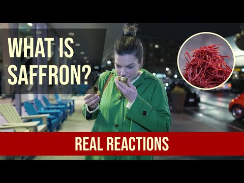 What Is Saffron? REAL REACTIONS