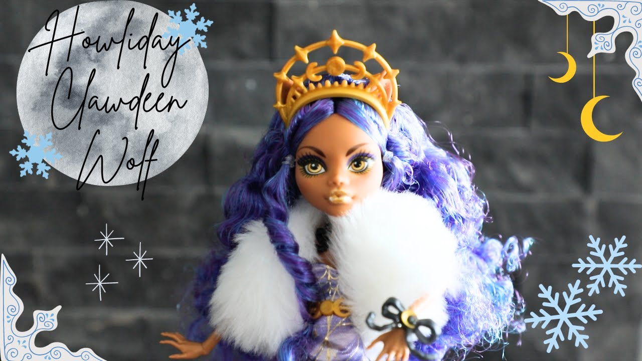 Monster High Howliday Clawdeen Wolf unboxing and review!