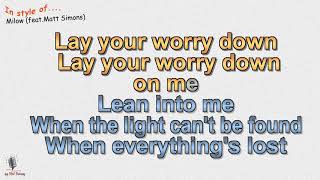 Milow - Lay your worry down - feat. Matt Simons - Cover