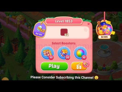 Matchington Mansion Level 1853, Level 1854, Level 1855 & Level 1856(Hard) - iOS/Android