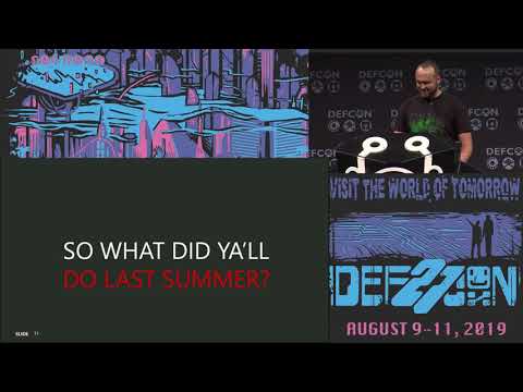 Image thumbnail for talk I Know What U Did Last Summer - 3 Yrs Wireless Monitoring at DEF CON