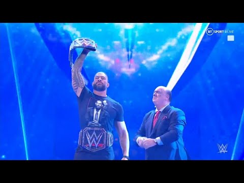 Roman Reigns Entrance before WrestleMania: WWE SmackDown, March 31, 2023