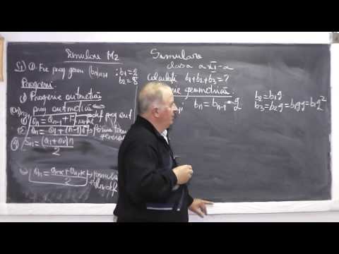 1/2 Lectia 910 - Rezolvam subiectele Simulare 2016 M2 la clasa 11 Progresii aritmetice si geometrice