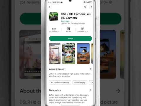 DSLR Camera App for Android 2022 🔥 #shorts