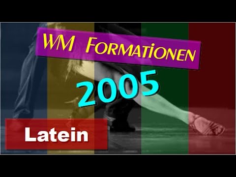 💃🏻🕺🏻 2005 WM Latein-Formationen