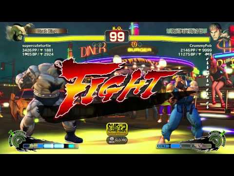 SSF4AE(PC) supercuteturtle (gief) vs CrummyFob (ryu)