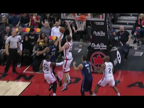 Raptors Highlights: Poeltl Denies Harris - March 13, 2017