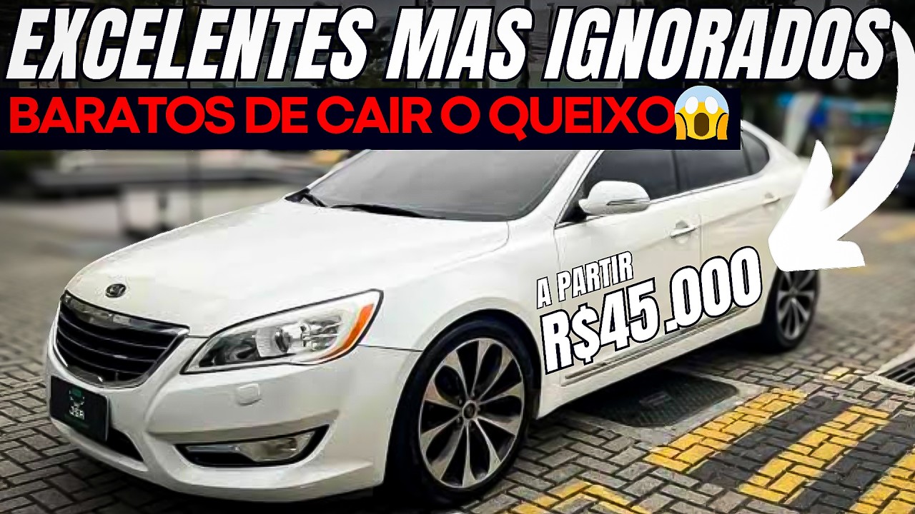 😱 Carros INCRÍVEIS e BARATOS que NINGUÉM QUER, mas SÃO AS MELHORES OPÇÕES! Todos abaixo da FIPE!