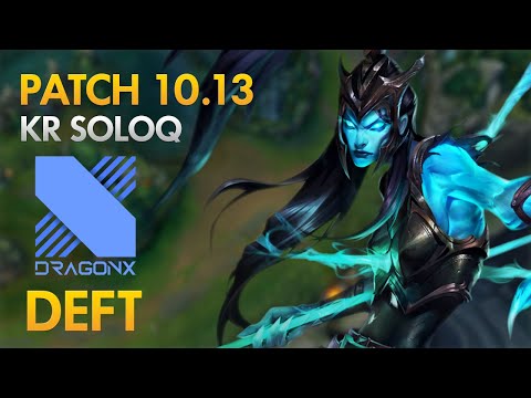 DragonX Deft - Bot Lane: Kalista vs Ezreal - KDA 16/6/12
