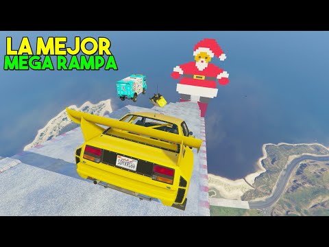 THE WORLD'S BEST IMPOSSIBLE MEGA RAMP! - GTA V ONLINE