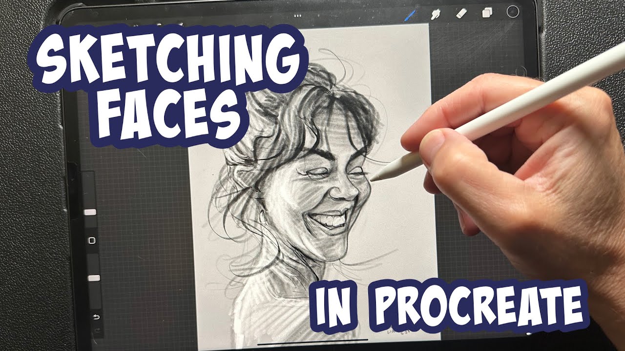 Drawing Faces from Photos in Procreate with Reference Tool
