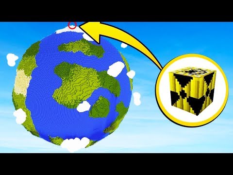 MİNECRAFT DÜNYASI VS 1 TANE NÜKLEER BOMBA (Minecraft)