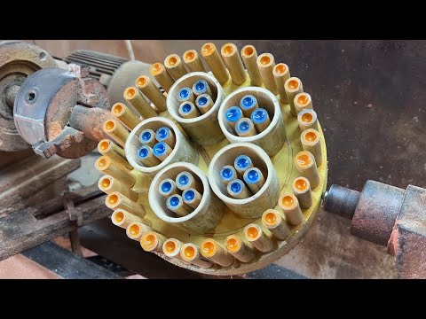 Amazing Woodturning Crazy - Extremely Bold Idea Breakthrough From Bamboo And Amazing Work On Lathe
