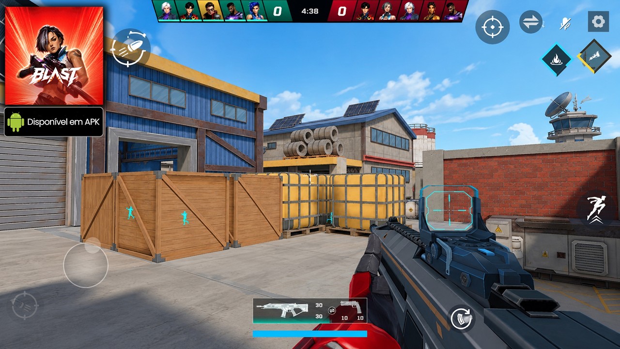 SAIU NOVO FPS ULTRA LEVE estilo VALORANT para Android - BLAST