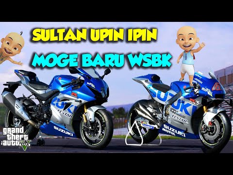 Sultan Upin Punya MOGE Keren SUZUKI GSX R1000 ManTUL - GTA V Upin Ipin Episode Terbaru 737