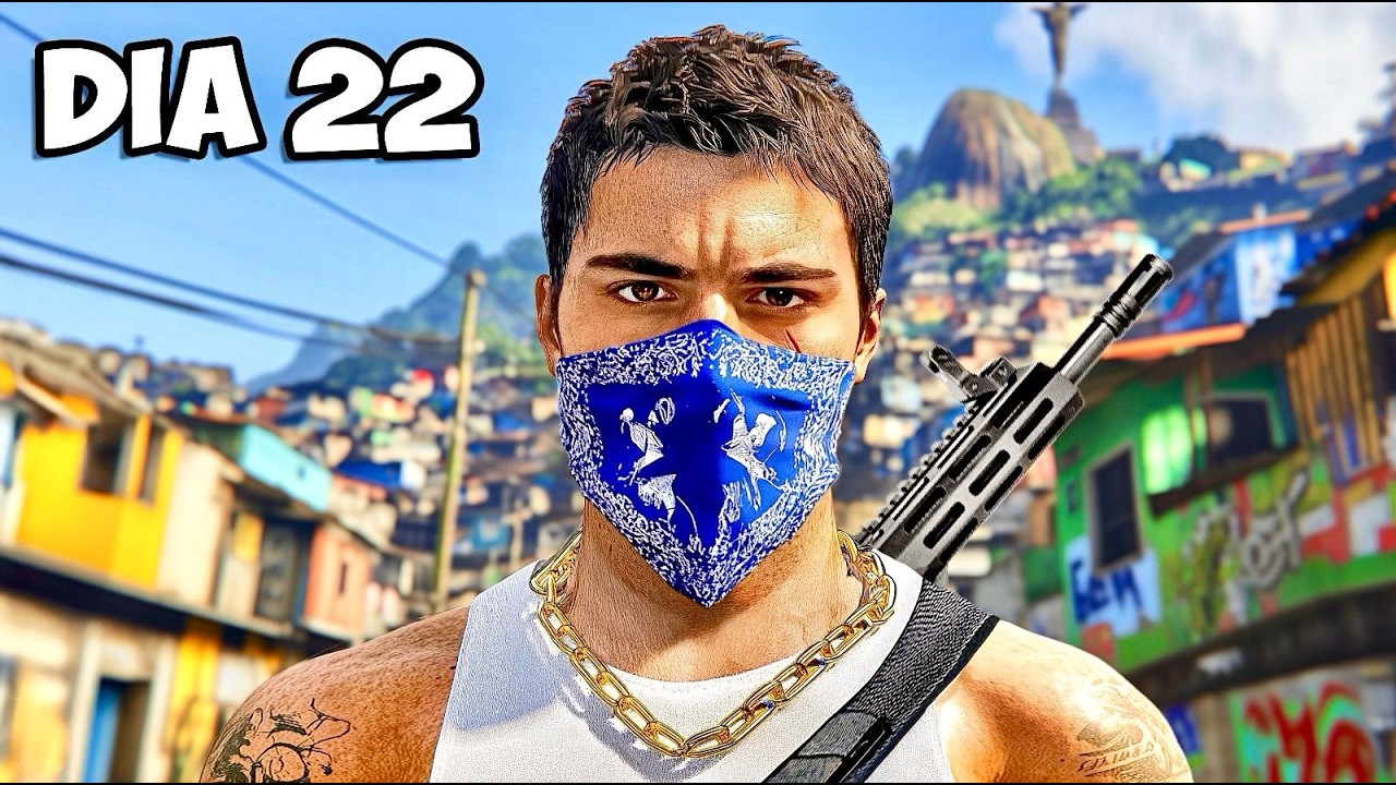 Eu Sobrevivi 100 DIAS na FAVELA do GTA 5 REALISTA - O FILME